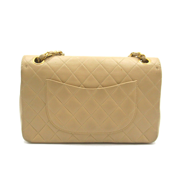 Chanel Double Beige Flap Shoulder Matelasse Bag - Picture 1 of 10